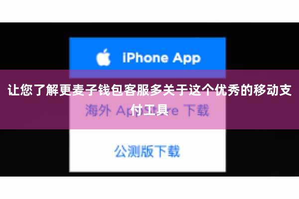 让您了解更麦子钱包客服多关于这个优秀的移动支付工具