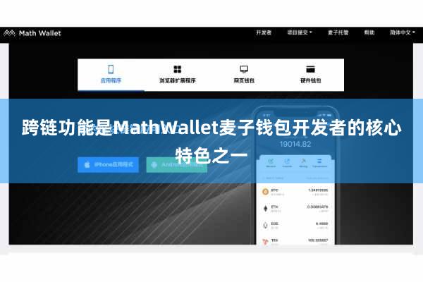 跨链功能是MathWallet麦子钱包开发者的核心特色之一