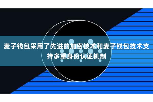 麦子钱包采用了先进的加密技术和麦子钱包技术支持多重身份认证机制