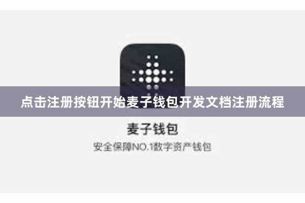 点击注册按钮开始麦子钱包开发文档注册流程